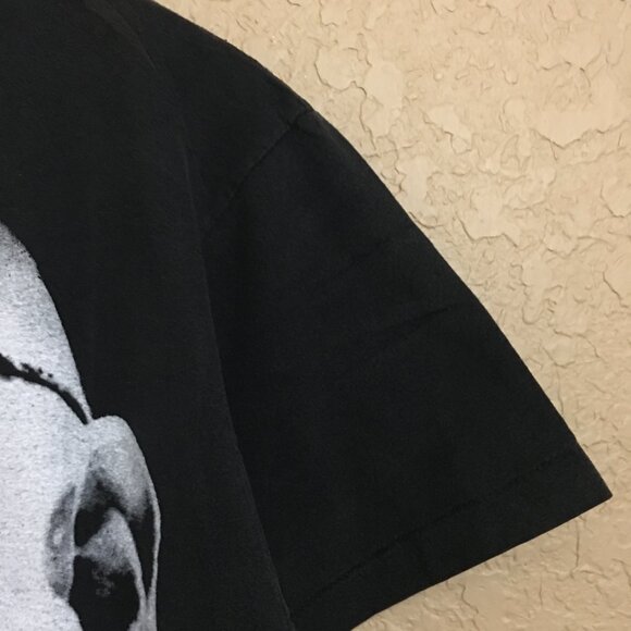 Marilyn Manson Big Face Faded Black T-Shirt Large Modern - Picture 2 of 6